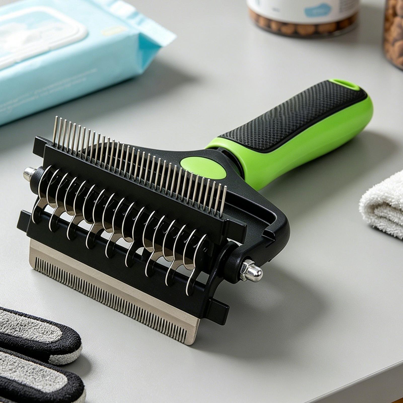 Cat Shedding Brush Undercoat D - огляд і ціна Pet Supplies Vet