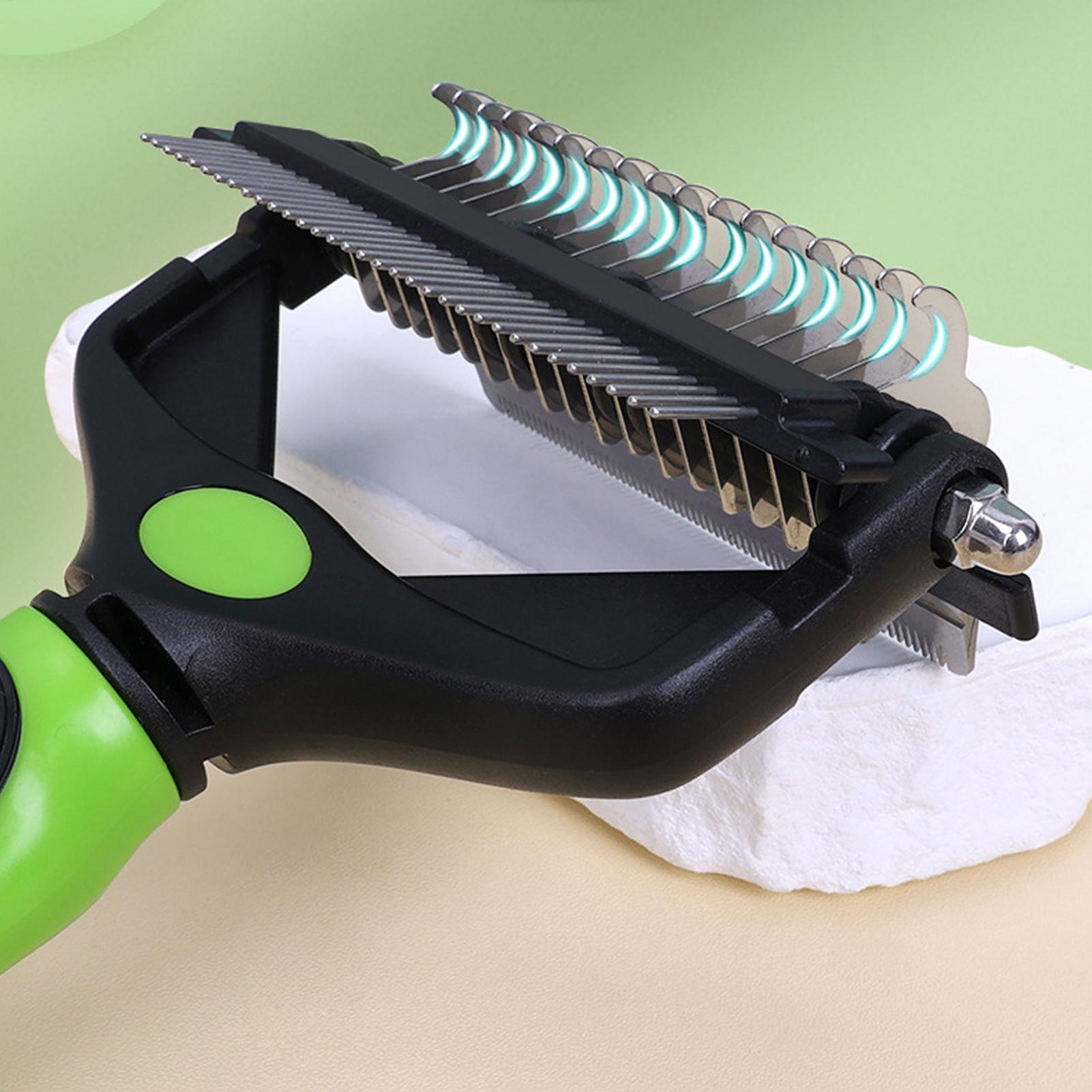 Dog Shedding Brush Double-side - огляд і ціна Pet Supplies Vet