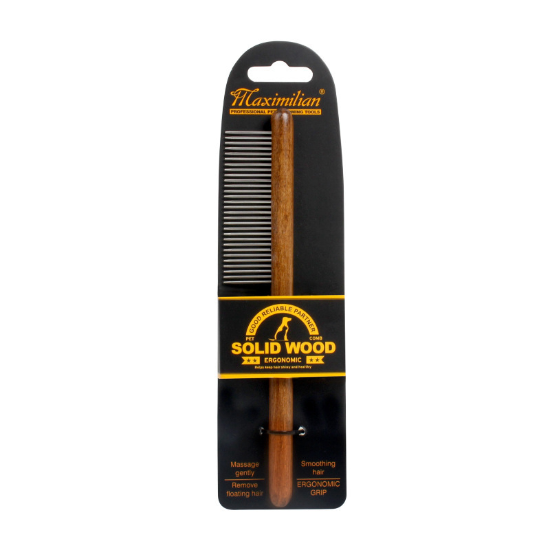 Pet Dog Comb Antique Solid Woo - огляд і ціна Pet X Supplies & Tack Photos