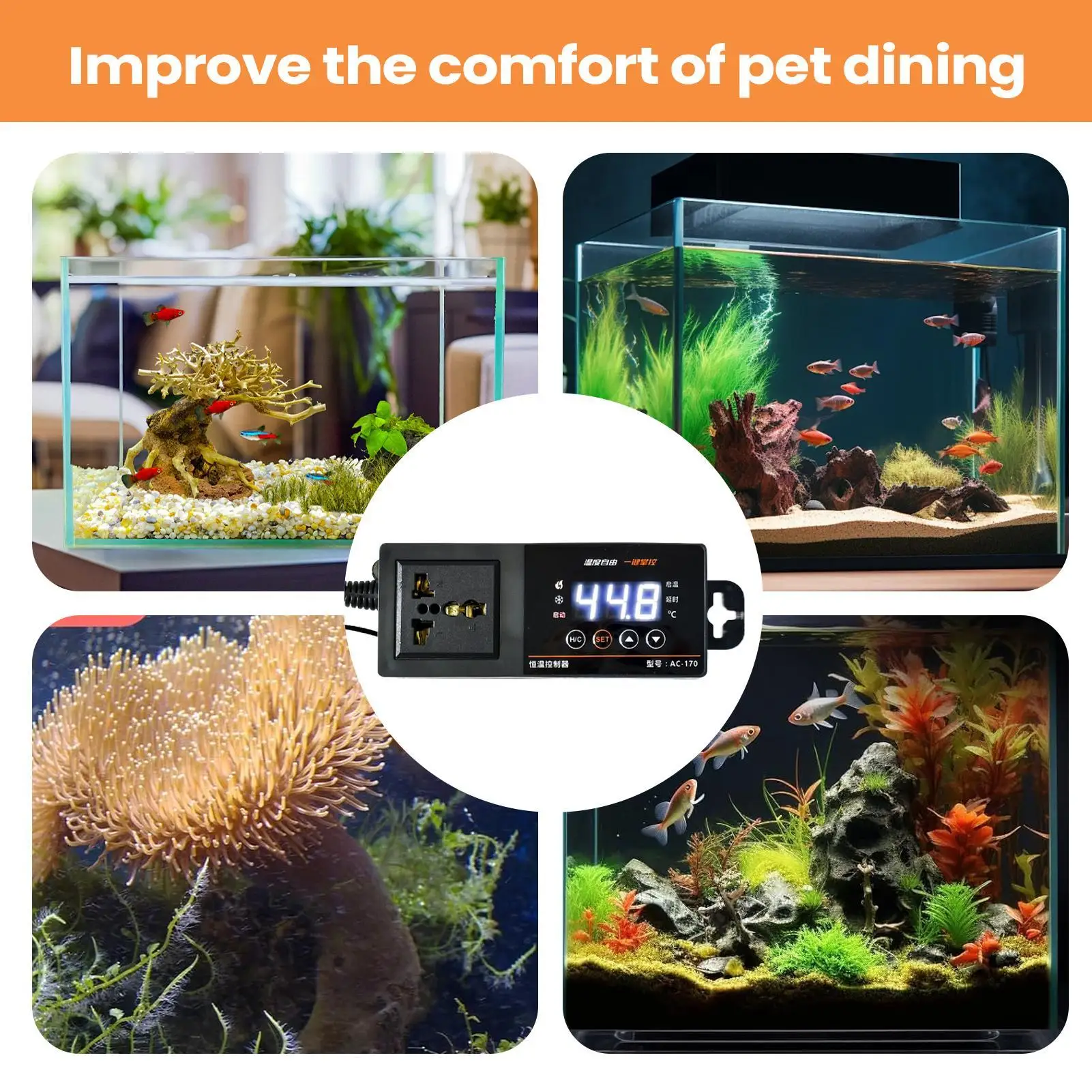 Thermostat For Reptile Tank LE - огляд і ціна Pet Supplies In Uk
