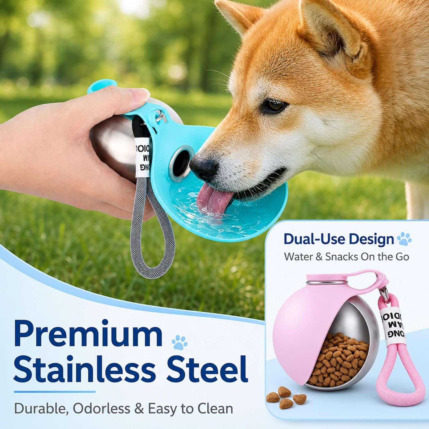 Portable Dog Water Bottle For  - огляд і ціна Pet Supplies Co