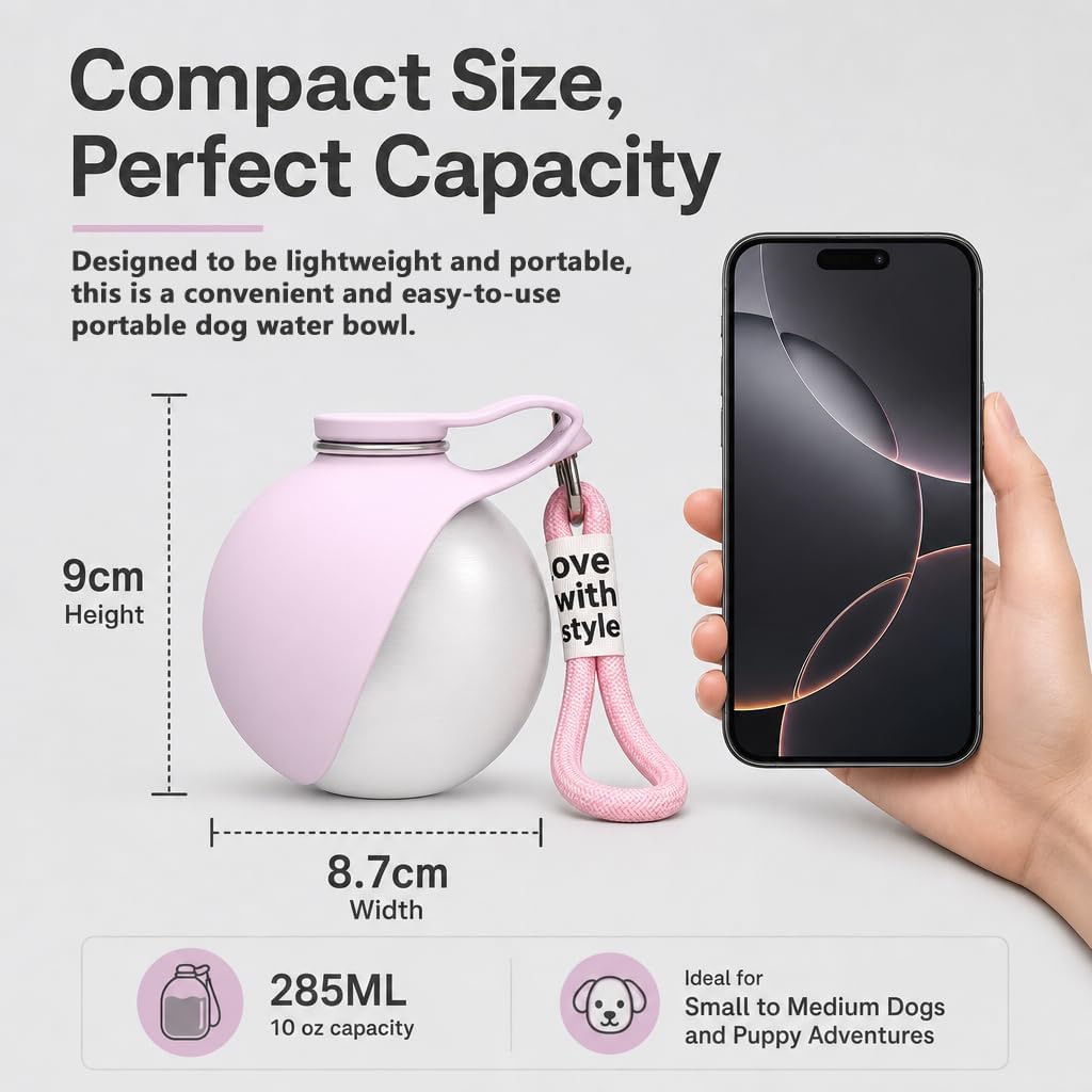 Portable Dog Water Bottle For  - огляд і ціна Pet Supplies Co