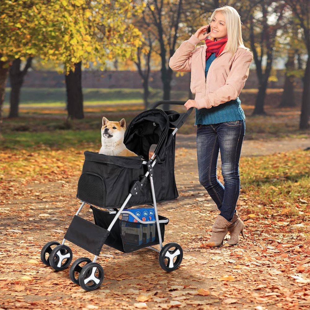 Pet Stroller Dog Cat Stroller  - огляд і ціна Pet Stroller Carrier